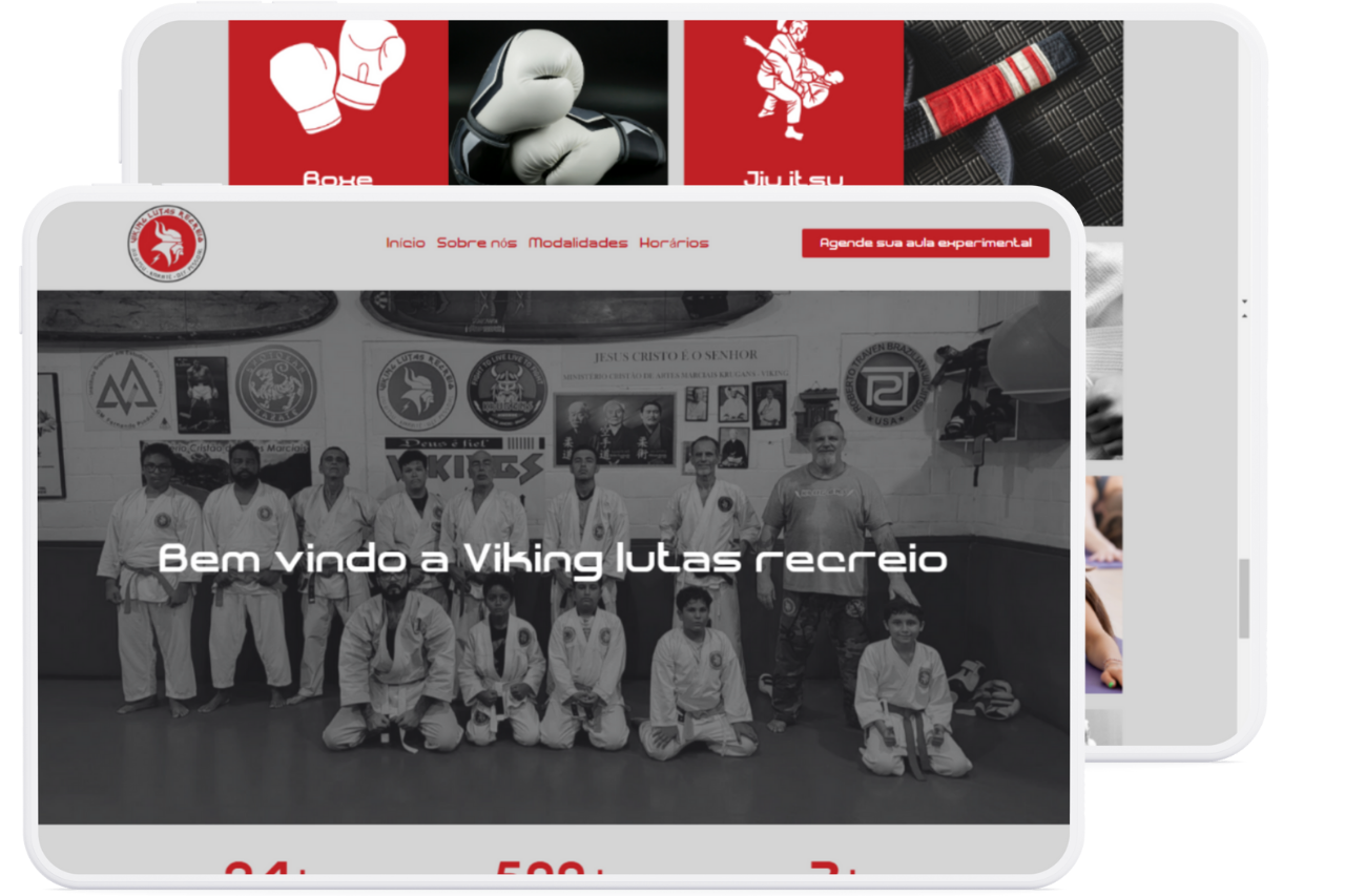 Site Academia de Luta