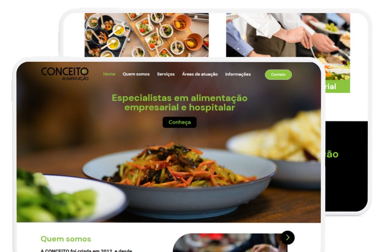 Site Conceito Alimentação